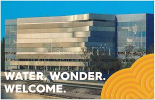 2017. 50Ft Cu-Ni "17. FINA Vizes Világbajnokság" első napi veret sorszámozott emléklapon, ...