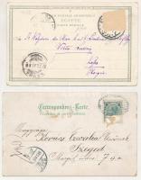 31 db RÉGI (1905 előtti) külföldi város képeslap, közte lithók / 31 pre-1905 foreign town postcards,...