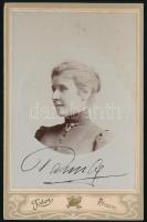 cca 1905 Panna, keményhátú fotó Fodor József pécsi műterméből, 16,5×10,5 cm