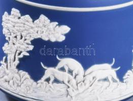 Tunstall virágtartó, jelzett, kis kopással, m: 13,5 cm