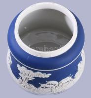 Tunstall virágtartó, jelzett, kis kopással, m: 13,5 cm