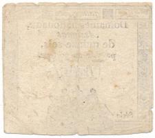 Franciaország 1793. 15s "Assignata" vízjellel és szárazpecséttel T:F, beszakadások
France...