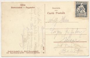 1929 Nagyszeben, Hermannstadt, Sibiu; Monumentul Eroilor / Heldendenkmal / Hősök szobra / military h...