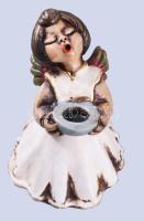 Thun Bolzano Bozer Italy angyal figura, jelzett, hibátlan, m: 18,5 cm