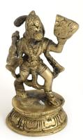 Hanumán. Bronz, Kína, 20. sz. első fele, jelzés nélkül, hibátlan, m: 10 cm /// "Hanumán Isten tökéletes szolgáját képviseli. Ráma sok más majomharcossal együtt elküldte őt, hogy megkeresse Szítát, akit Rávana elrabolt. Általában két karral és majomtesttel látható, de létezik öt- vagy tízfejű formája is."