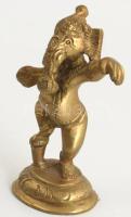 Táncoló Ganésa. Bronz, Kína, 20. sz. első fele, jelzés nélkül, hibátlan, m: 8,5 cm