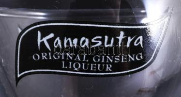 Kamasutra ginseng likőrös pohár készlet, 6 darab, hibátlan, m: 14,5 cm