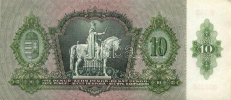 1936. 10P (6x) egymás utáni sorszámokkal T:I