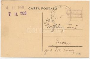 1928 Temesvár, Timisoara; Iosefin, Palatul Timis-Begheu cu Bul. Carol I. / Józsefváros, Temes-Béga p...