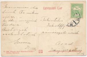 Kolozsvár, Cluj; Bethlen bástya, Bodnár Gáspár üzlete. Schuster Emil kiadása / tower, shop (fa)