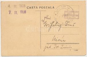 1928 Temesvár, Timisoara; Iosefin, Palatul Ancora cu Splaiul stang al Begheului / Józsefváros, Horgo...