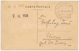 1928 Temesvár, Timisoara; Iosefin, Portul Begheului / Józsefváros, Béga kikötő, víztorony / Bega por...