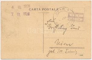 1928 Temesvár, Timisoara; Cetate, Palatul Camerei de Comert si Industrie / Belváros, Kereskedelmi és...