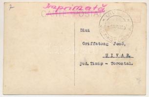 1929 Temesvár, Timisoara; Baia Centrala / Központi fürdő, híd, villamos / bathhouse, bridge, tram (E...