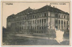 1929 Temesvár, Timisoara; Seminarul Rom. kath. / Szeminárium / seminary (felületi sérülés / surface damage)