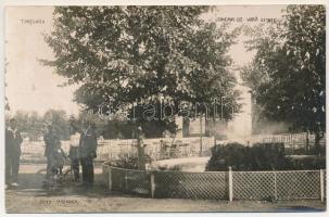 Temesvár, Timisoara; Cetate, Cinema de Vara / Belváros, Nyári színház, gyerek kerékpárral / summer theatre, child with bicycle. Foto Weinrich photo (fl)