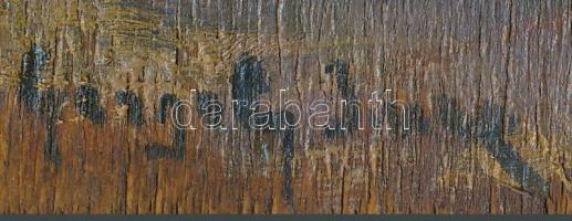 Gergely Imre (1868-1957): Virágpiac. Olaj, fa. Jelezve balra lent. 35,5×25 cm