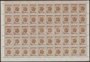 1955 Bartók Béla hajtatlan teljes ívsor (100.000)