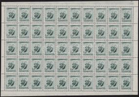 1955 Bartók Béla hajtatlan teljes ívsor (100.000)