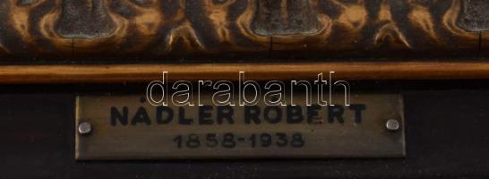 Nádler Róbert (1858-1938): Lajosszállás (Nagymágocs, Alföld). Olaj, vászon, kartonon. Jelezve balra ...