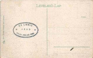 Arad, Minorita templom, Igaz Sándor üzlete, piac, Pongyolagyár. Kerpel Izsó kiadása / church, shop, ...