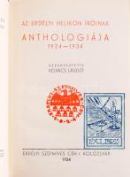 Kovács László (szerk.): Az Erdélyi Helikon íróinak anthológiája 1924-1934. Kolozsvár, 1934, Erdélyi Szépmíves Céh. Kiadói egészvászon kötés, jó állapotban.