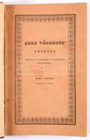 Fábián Gábor: Arad vármegye' leirása históriai, geographiai és statistikai tekintetben. I. rész...