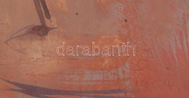 Olvashatatlan jelzéssel: Jelenet, 1964. Tempera, papír. Üvegezett fakeretben. 39,5x56 cm