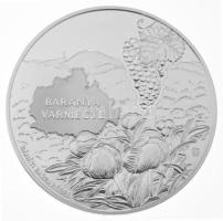 2024. 20.000Ft Ag "Baranya vármegye - Pécs" kapszulában, tanúsítvánnyal (40g/0,925/42mm) T...