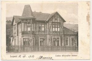 1927 Lupény, Lupeni; Cazina oficiantilor minieri / bányász tisztek háza / mine officers' house (EB)