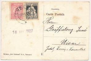 1927 Lupény, Lupeni; Fabrica de gudron si superfosfat / Kátrány- és szuperfoszfát gyár / tar and sup...