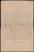 1919 "Munkások, elvtársak! Zsidó uralom alatt állunk. 50 csaló népbiztos zsebrevágta a nemzet vagyonát...!" - Tanácsköztársaság ellenes irat