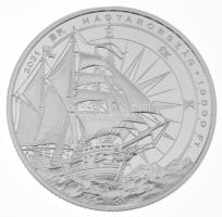 2021. 10.000Ft Ag "Benyovszky Móric" kapszulában, tanúsítvánnyal (31,46g/0,925/38,61mm) T:...