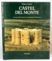 Heinz Götze: Castel del Monte. Gestalt und Symbol der Architektur Friedrichs II. München, 1984., Prestel. Német nyelven. Gazdag képanyaggal illusztrált. Kiadói egészvászon-kötés, kiadói papír védőborítóban.