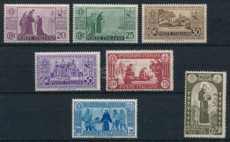 Olaszország 1931 Mi 362-368 (Mi EUR **130,-) (50C falcos / hinged)