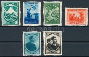 Románia 1932 Mi 437-442 (Mi EUR 100,-)