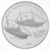 1997. 2000Ft Ag "Régi balatoni hajók / Helka és Kelén" kapszulában, tanúsítvánnyal (31,46g...
