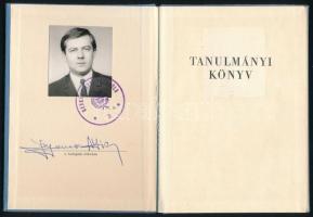 1973 Bp., Rendőrtiszti Főiskola tanulmányi könyve