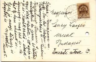 1940 Császár (Komárom), villa, nyaraló. photo (lyukasztott / punched)