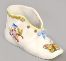 Herendi Viktória mintás cipő, jelzett, hibátlan, h: 10 cm