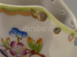 Herendi Viktória mintás cipő, jelzett, hibátlan, h: 10 cm