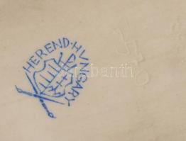 Herendi Viktória mintás cipő, jelzett, hibátlan, h: 10 cm