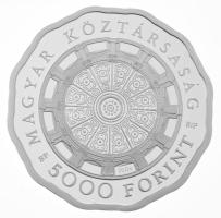 2006. 5000Ft Ag "Esztergomi bazilika" kapszulában, tanúsítvánnyal (31,46g/0,925/38,61mm) T...