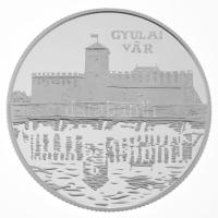 2007. 5000Ft Ag "Gyulai vár" kapszulában, tanúsítvánnyal (31,46g/0,925/38,61mm) T:PP