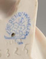 Herendi nyúl. Jelzett, hibátlan, m: 9,5 cm