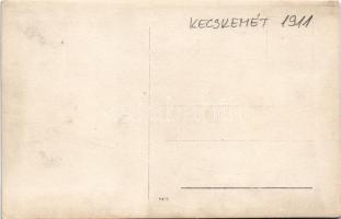 1911 Kecskemét, romos ház belső. photo (EK)