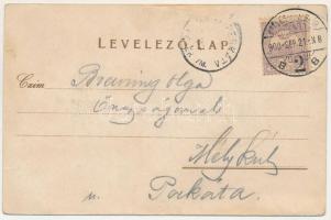 1900 Balatonföldvár, Németh villa, Schmidt villa, Szeifer villa, Atlétikai Club, Zrínyi szálloda. Ge...