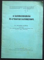 Dr. Kelemen Kornél:  A sajtószabadság és a magyar sajtóreform, Pallas Rt, Bp. 32p.