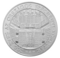 2002. 3000Ft Ag "200 éves az Országos Széchenyi Könyvtár" kapszulában, tanúsítvánnyal (31,46g/0,925/38,61mm) T:PP