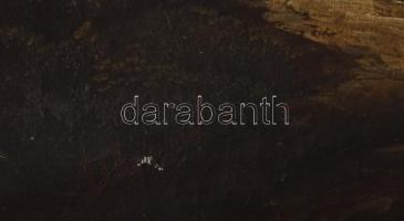 Olvashatatlan jelzéssel, XIX. sz.vége/XX. sz. eleje: Vízparti táj. Olaj, vászon. Sérült. Dekoratív, ...